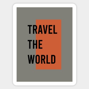 Travel the world. cool Sticker